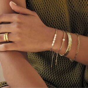 18K Gold Plated Cuff Bracelet